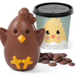 Milk Chocolate|Caramel Chocolate<Hotel Chocolat Elizapeck Hollow with Tiddly Pot