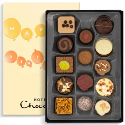Vegetarian Chocolates|Letterbox Gifts<Hotel Chocolat Everything H-box with Birthday Balloons Sleeve