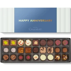 Vegetarian Chocolates|Chocolate Without Alcohol<Hotel Chocolat Everything Sleekster with Happy Anniversary Sleeve