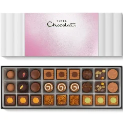 Chocolate Boxes|Chocolate Without Alcohol<Hotel Chocolat Exquisitely Nutty Sleekster with Pink Sleeve