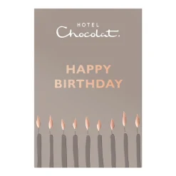 Vegetarian Chocolates|Chocolate Without Alcohol<Hotel Chocolat Exuberantly Fruity H-Box with Happy Birthday Sleeve
