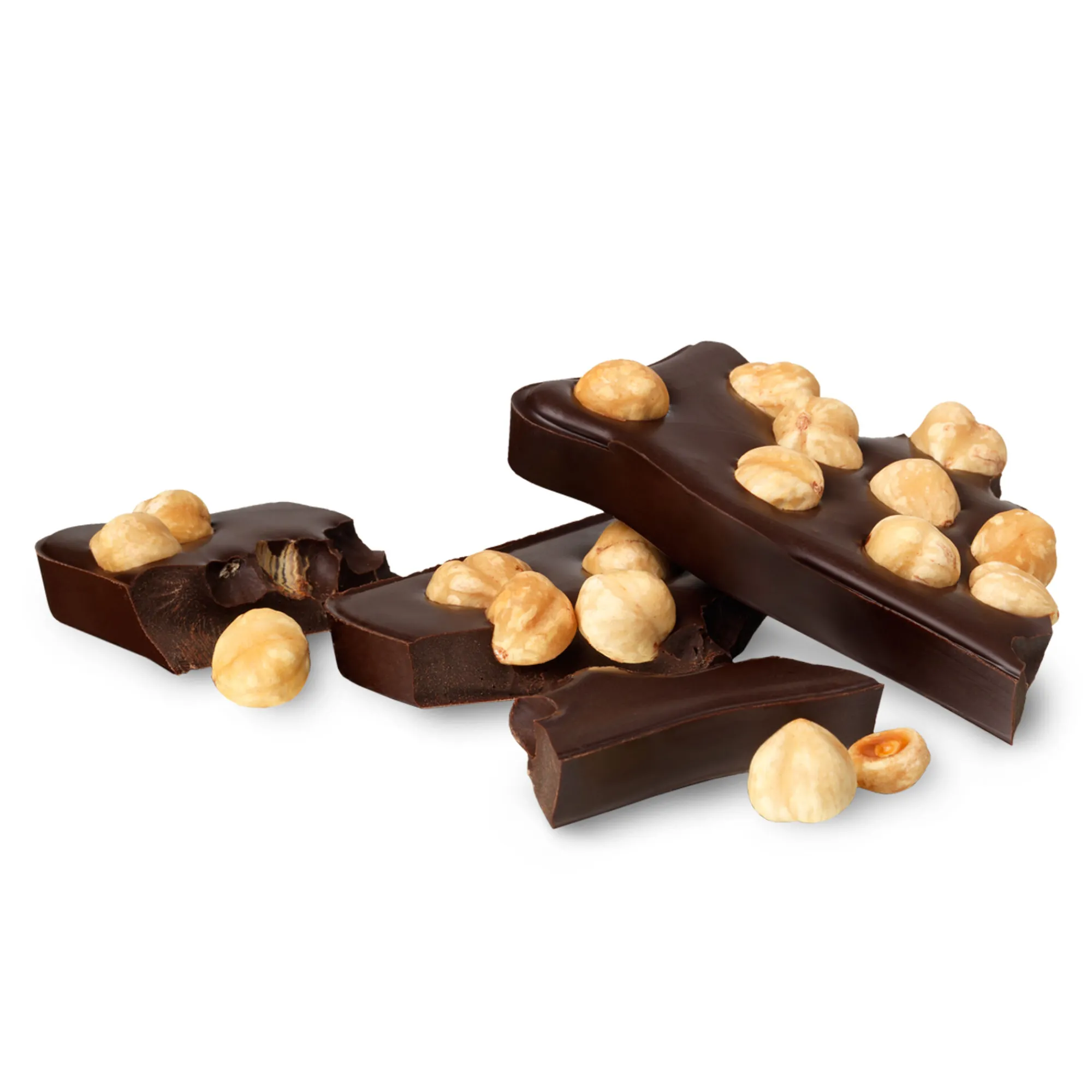 Dark Chocolate|Nut Chocolate<Hotel Chocolat Hazelnut 70% Dark Chocolate 100g Slab Selector