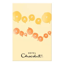 Chocolate Without Alcohol|Letterbox Gifts<Hotel Chocolat Milk to Caramel H-box with Birthday Balloons Sleeve