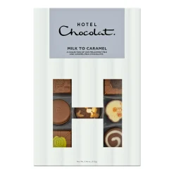 Chocolate Without Alcohol|Letterbox Gifts<Hotel Chocolat Milk to Caramel H-Box with Simply Thanks Sleeve