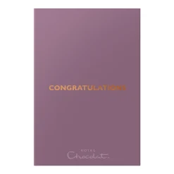 Chocolate Without Alcohol|Letterbox Gifts<Hotel Chocolat Milk to Caramel H-Box with Congratulations Sleeve