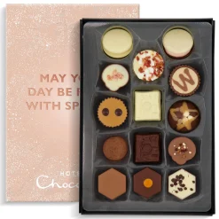 Chocolate Without Alcohol|Letterbox Gifts<Hotel Chocolat Patisserie H-box with A Little Sparkle Sleeve
