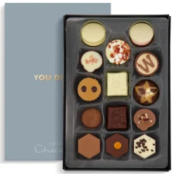 Chocolate Without Alcohol|Letterbox Gifts<Hotel Chocolat Patisserie H-box with You Did It Sleeve