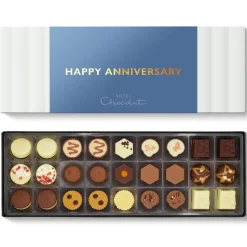 Vegetarian Chocolates|Chocolate Without Alcohol<Hotel Chocolat Patisserie Sleekster with Happy Anniversary Sleeve