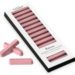 White Chocolate|Fruity Chocolate<Hotel Chocolat Raspberry-White Chocolate Batons