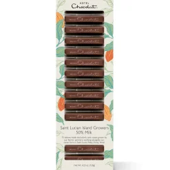 Milk Chocolate|Single Origin Chocolate<Hotel Chocolat Saint Lucian Island Growers 50% Milk Chocolate Batons