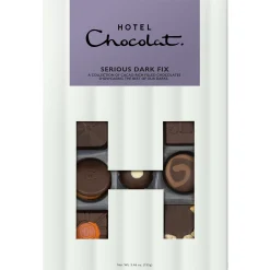 Vegetarian Chocolates|Letterbox Gifts<Hotel Chocolat Serious Dark Fix H-box