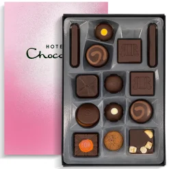 Vegetarian Chocolates|Letterbox Gifts<Hotel Chocolat Serious Dark Fix H-box With Valentines Day Sleeve
