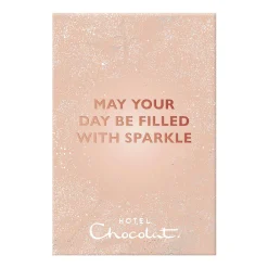 Vegetarian Chocolates|Letterbox Gifts<Hotel Chocolat Serious Dark Fix H-box with A Little Sparkle Sleeve
