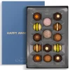 Letterbox Gifts|Chocolate Boxes<Hotel Chocolat Tipsy Truffles H-Box with Happy Anniversary Sleeve