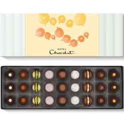 Vegetarian Chocolates|Letterbox Gifts<Hotel Chocolat Tipsy Truffles Sleekster with Birthday Balloons Sleeve