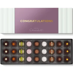 Vegetarian Chocolates|Letterbox Gifts<Hotel Chocolat Tipsy Truffles Sleekster with Congratulations Sleeve