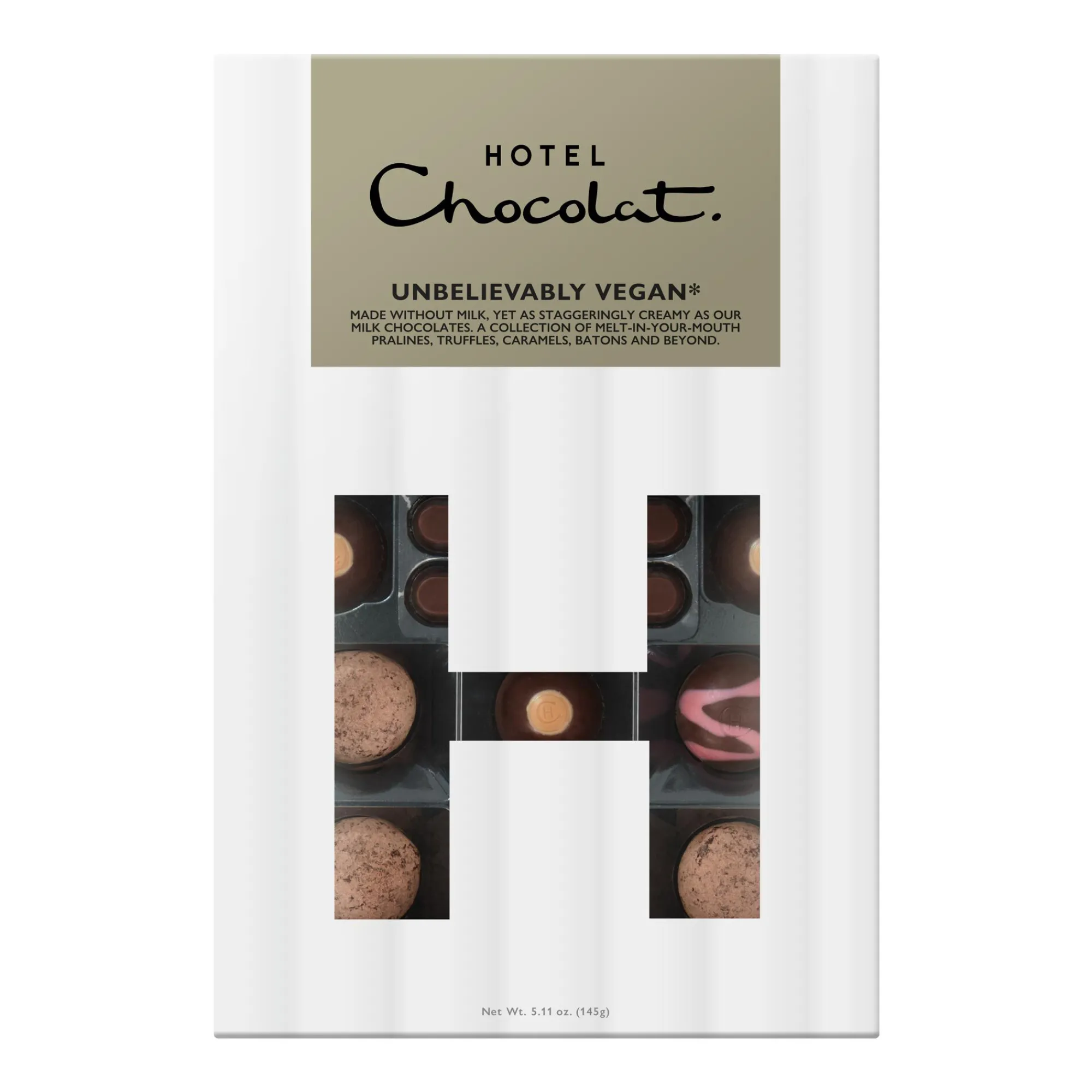 Vegetarian Chocolates|Vegan* Chocolate<Hotel Chocolat Unbelievably Vegan H-Box with A Little Sparkle Sleeve